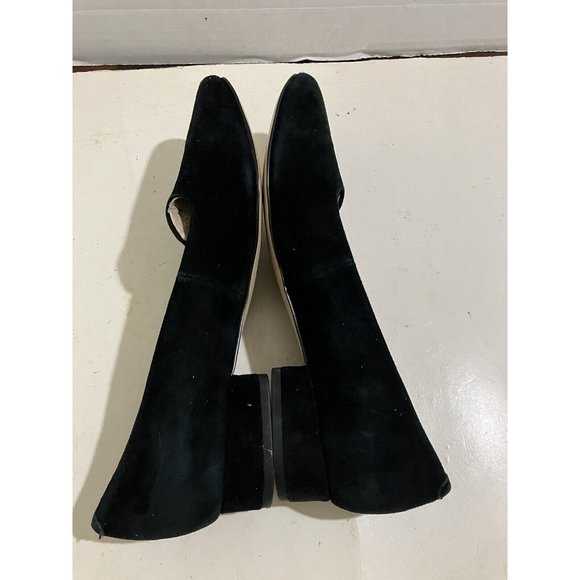Steven by Steve Madden jean  women's size 8 black Slip-On Suede Loafers  shoes - Picture 7 of 9
